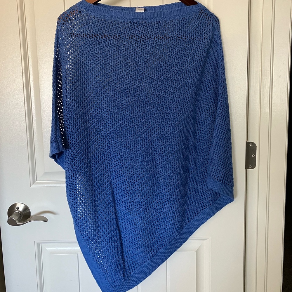 Crochet poncho from J.Jill.